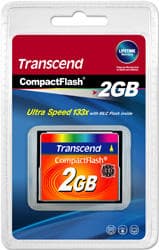 Transcend Compact Flash 133x 2GB