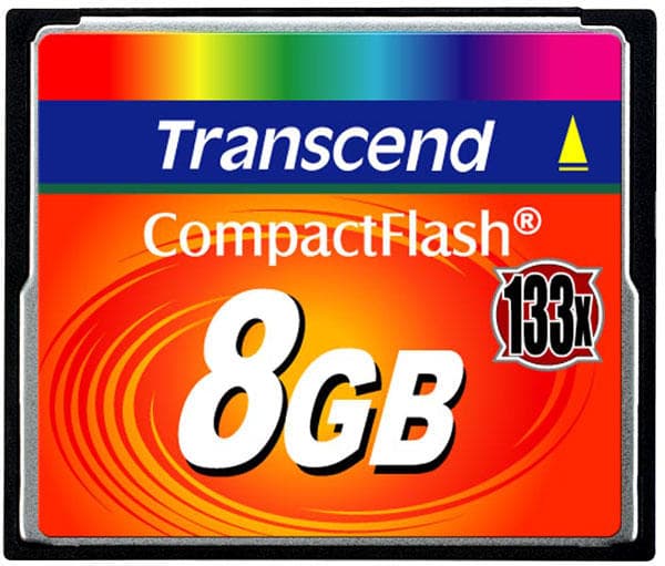 Transcend Compact Flash 133x 8GB