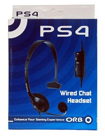 Orb PS4 Wired Chat On-ear Headset