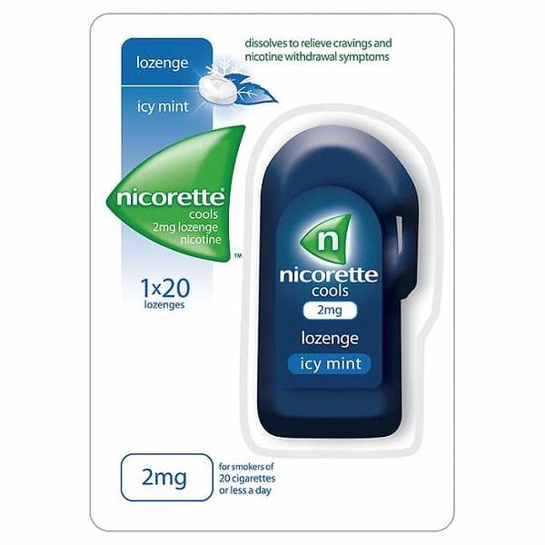 Nicorette Cools Icy Mint 2mg 20 Sugtabletter