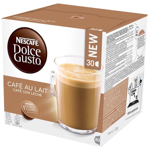 Nescafé Dolce Gusto Cafe au Lait 30 (Capsules)