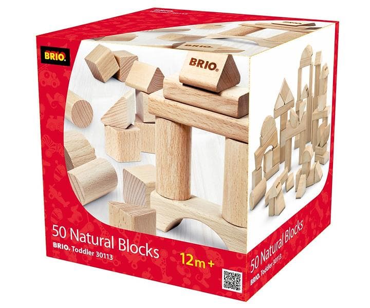 BRIO 50 Natural Blocks 30113