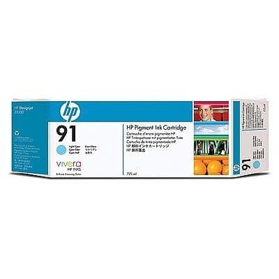 HP 91 (Lys cyan)