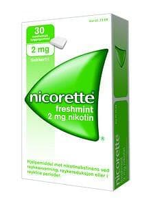 Nicorette Tuggummi Freshmint 2mg 30stk