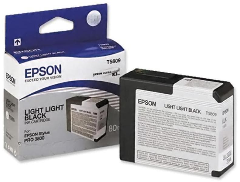 Epson T5809 (Lys lys sort)