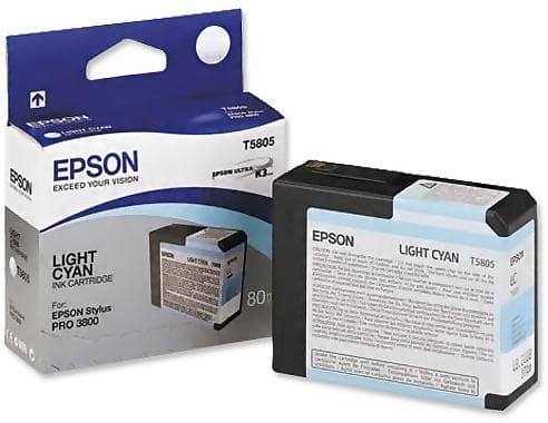 Epson T5805 (Lys cyan)