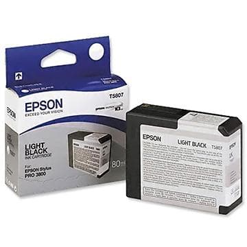 Epson T5807 (Lys sort)