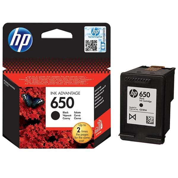 HP 650 (Sort)