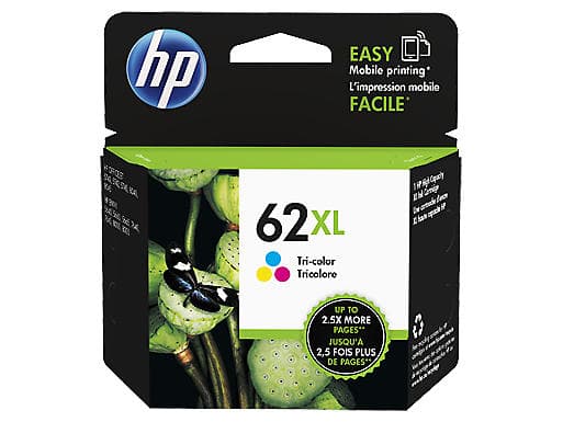 HP 62XL (3-farve)