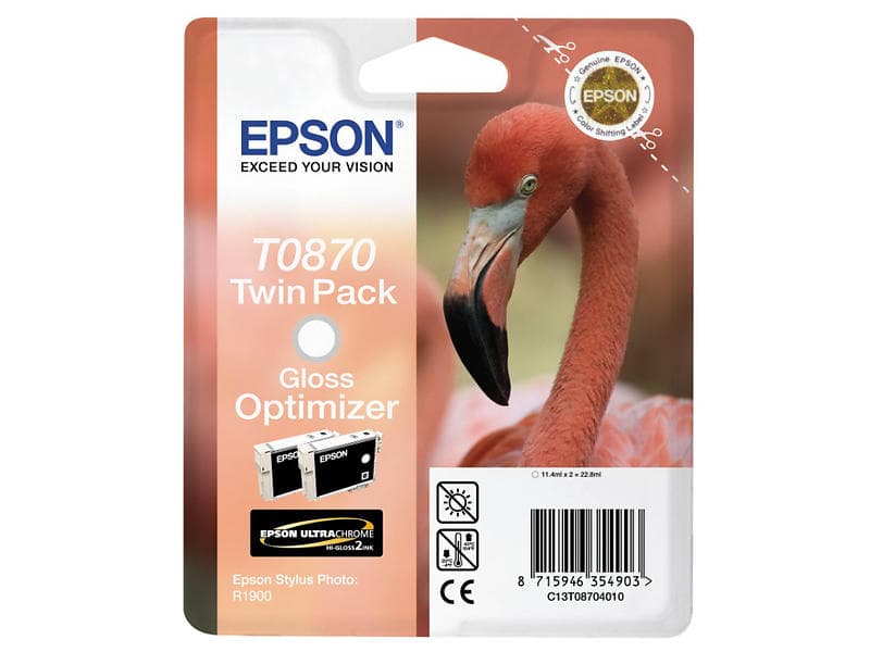 Epson T0870 (Gloss Optimizer) 2-pack