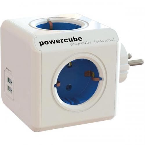 Allocacoc PowerCube Original 4-Way 2xUSB