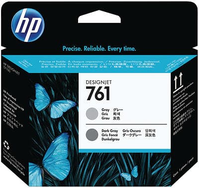 HP 761 Printhead (Grå/Mørkegrå)