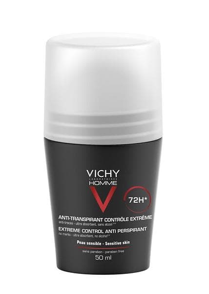 Vichy Homme 72Hr Antiperspirant Extreme Control Roll-On 50ml