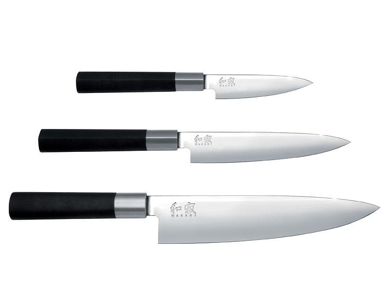 KAI Wasabi Black 67S-300 Knivsæt 3 Knive