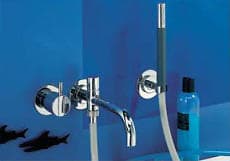 Vola Bathtub Mixer 2141DT8 (Borstad Chrome)