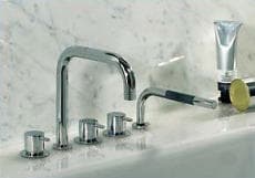 Vola Bathtub Mixer SC11 (Borstad Chrome)