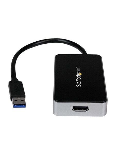 StarTech USB A - HDMI Adapter with Built-in USB Hub