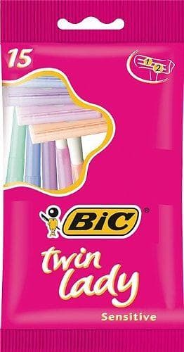 BIC Twin Lady Sensitive Disposable 15-pack