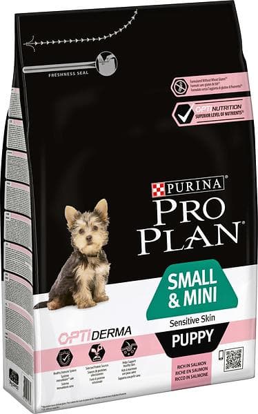 Purina ProPlan OptiDerma Puppy Sensitive Skin Small & Mini 3kg