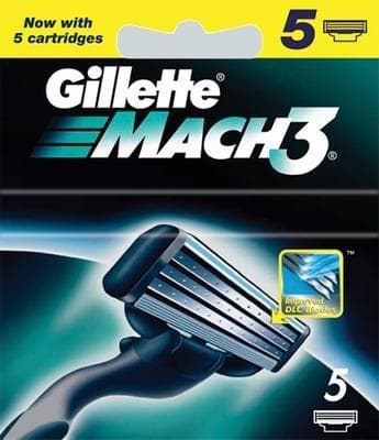 Gillette Mach3 5-pack