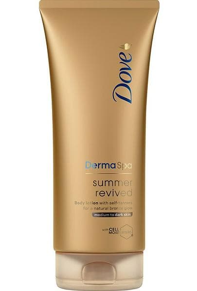 Dove Summer Revived Body Lotion Medium To Dark 200ml