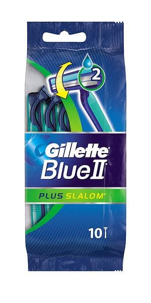 Gillette Blue II Plus Slalom Disposable 10-pack