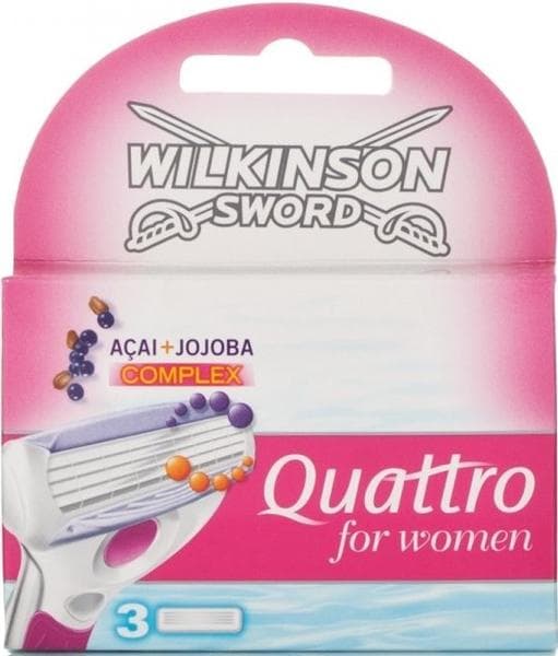 Wilkinson Sword Quattro For Women 3-pack