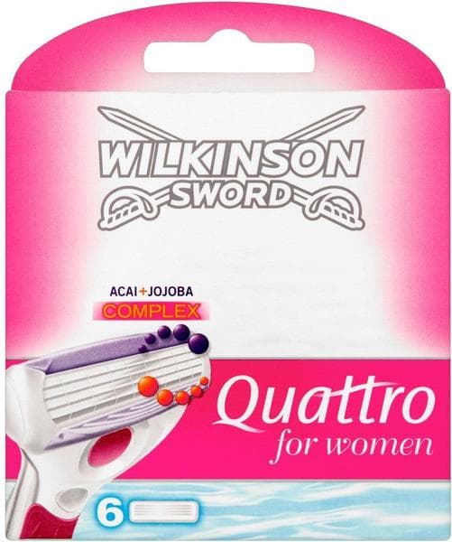 Wilkinson Sword Quattro For Women 6-pack