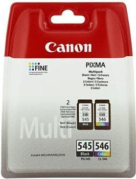 Canon PG-545XL (Sort) + CL-546XL (3-farve)