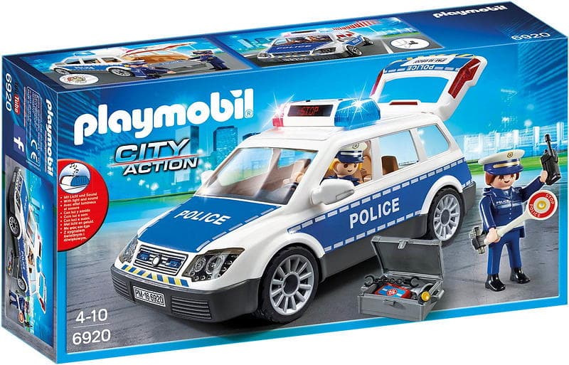 Playmobil City Action 6920 Squad Car with Lights and Sound