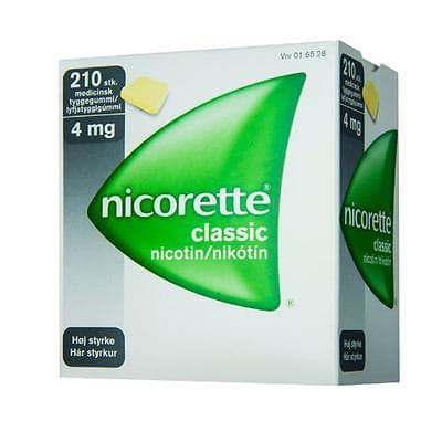 Nicorette Tuggummi Original 4mg 210stk