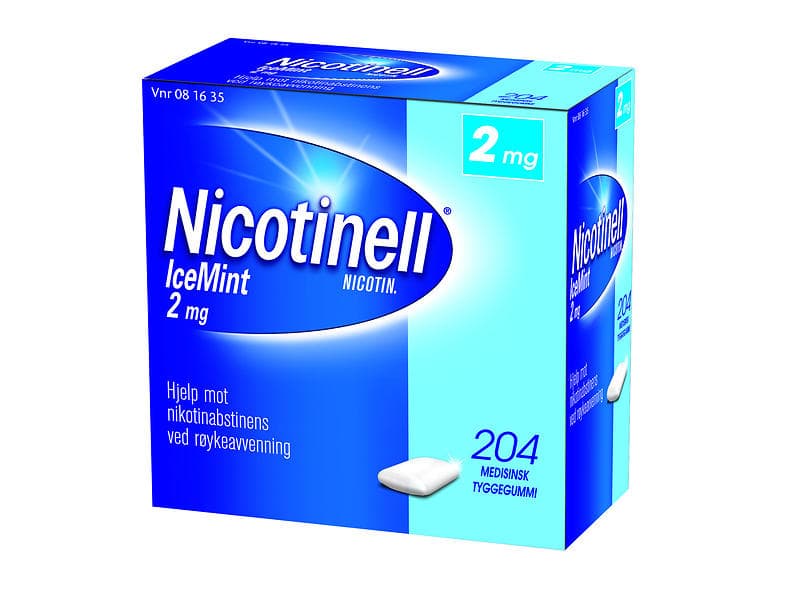 Nicotinell Icemint Tuggummi 2mg 204stk