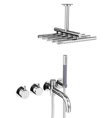 Vola Bathtub Mixer 2441DT8-051 (Chrome)