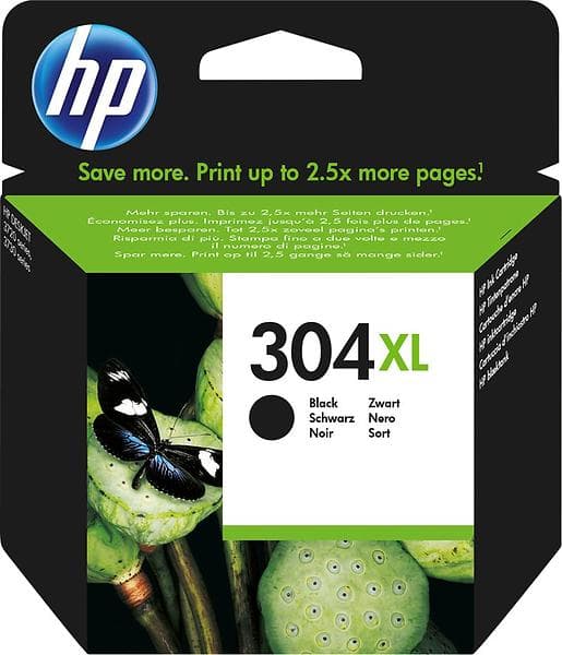 HP 304XL (Sort)