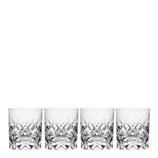 Orrefors Sofiero Old Fashioned Whiskey Glass 25cl 4-pack