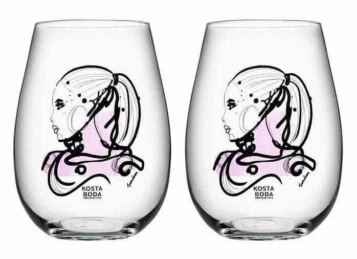 Kosta Boda All About You Love You Drikglas 65cl 2-pack