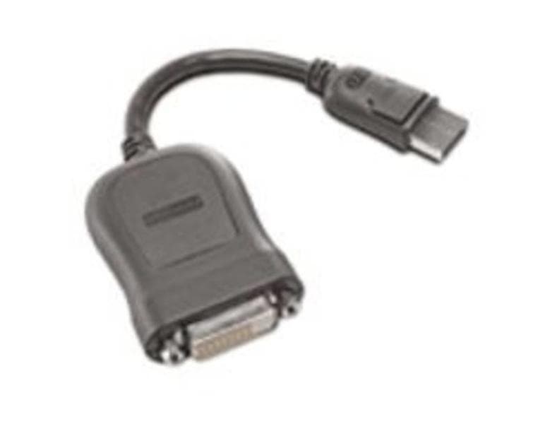 Lenovo DVI-D Single Link - DisplayPort  F-M Adapter 0.2m