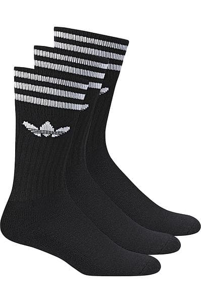 Adidas Originals Solid Crew Sock 3-Pack