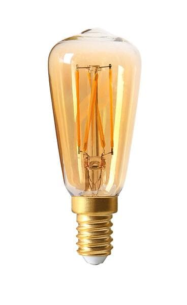 PRhome Elect LED Edison Gold 130lm 2100K E14 2.5W (Dimmable)