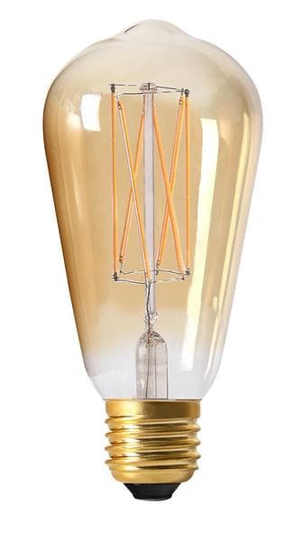 PRhome Elect LED Edison Gold 130lm 2100K E27 2.5W (Ø64, Dimmable)