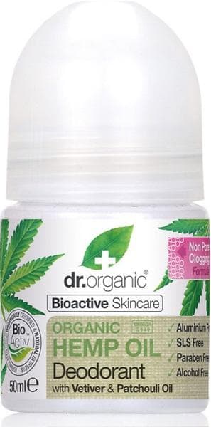 Dr Organic Hemp Oil Roll-On 50ml