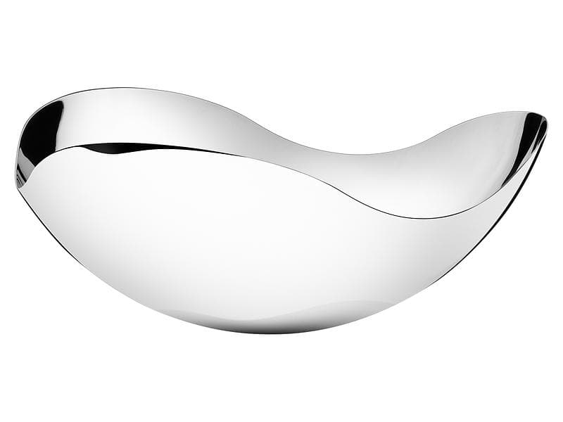 Georg Jensen Bloom Blank Skål I Rustfrit Stål Ø340x140mm