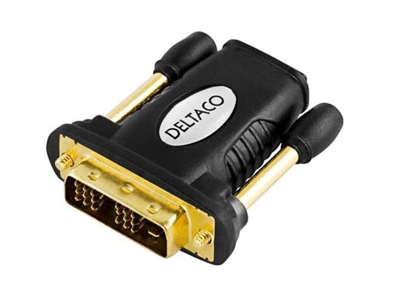 Deltaco HDMI - DVI-D Single Link  F-M Adapter