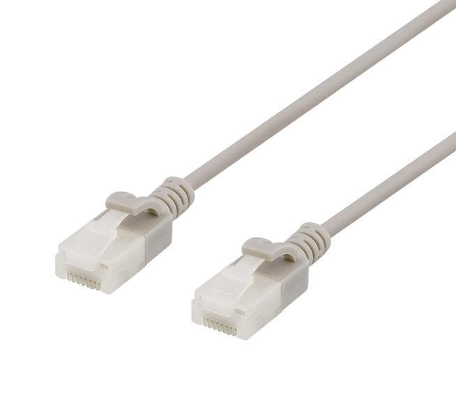 Deltaco Slim U/UTP Cat6a RJ45 - RJ45 LSZH 0.3m