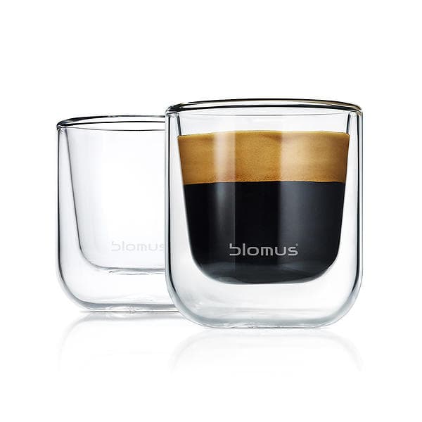 Blomus Nero Espressomugg 8cl 2-pack