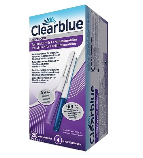 Clearblue Advanced Test Strips For Fertility Monitor 24-pack