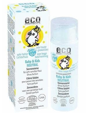 Eco Cosmetics Baby & Kids Neutral Sun Cream SPF50 50ml