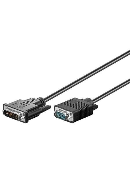 MicroConnect DVI-I Single Link - VGA 1m