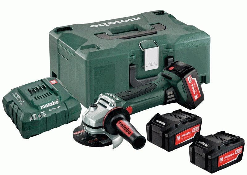 Metabo W 18 LTX 125 Quick (3x4.0Ah)