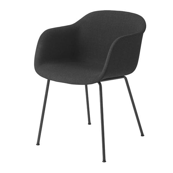 Muuto Fiber Armchair (tube bas, klädd sits)